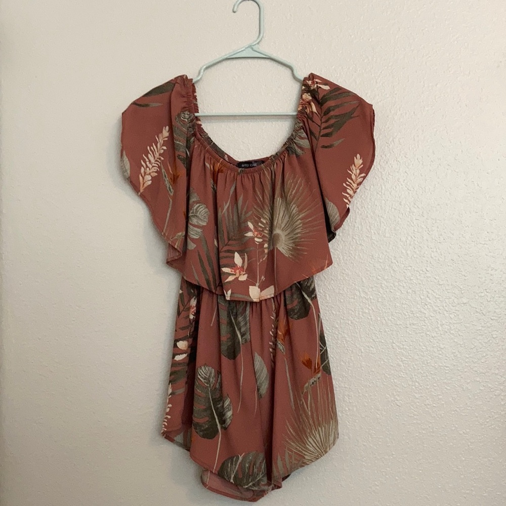 Gypsy Rose floral flowy romper